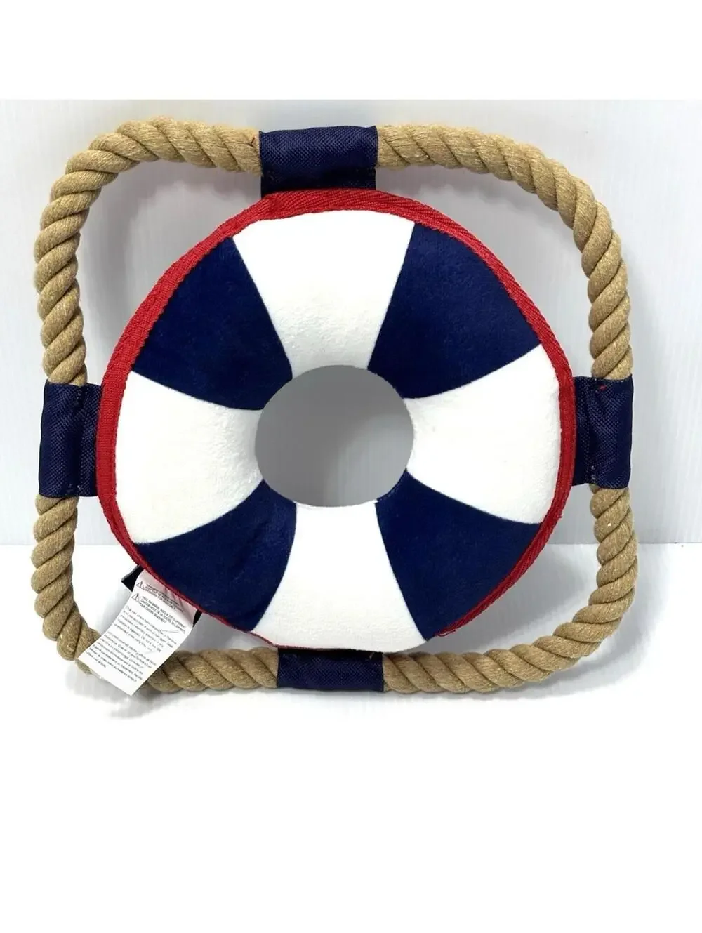 Nautica Nauti Buoy Dog Toy Rope Lifesaver Nautical Tug Fetch Pet Toy Play NEW